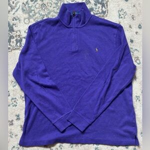 Ralph Lauren Polo Purple Estate Rib Sweater